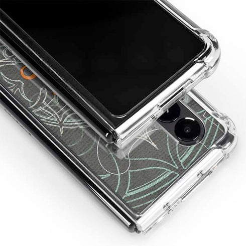 Grey Serenity Galaxy Z Fold4 5G Clear Case