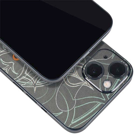 Grey Serenity iPhone 15 Plus Skin
