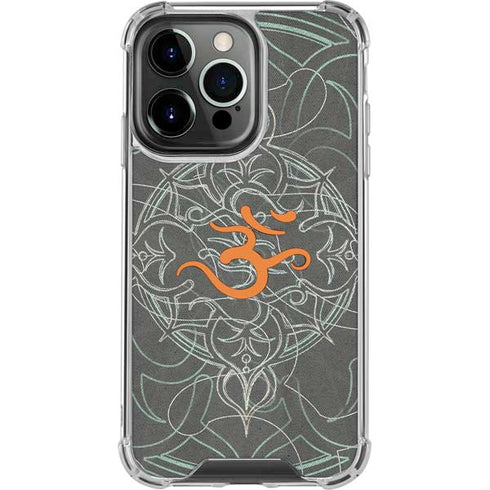 Grey Serenity iPhone 15 Pro Clear Case