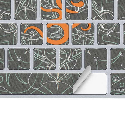 Grey Serenity Magic Keyboard Skin