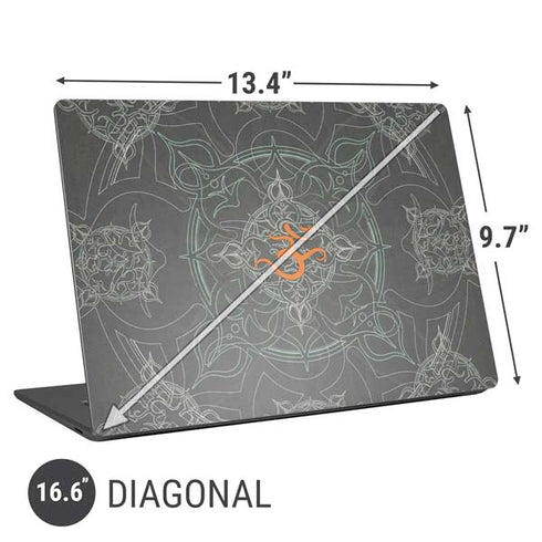 Grey Serenity Universal Laptop 16.6in (13.4 x 9.7in) Skin