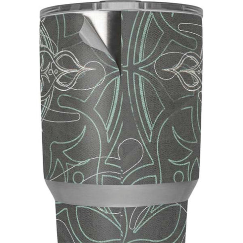 Grey Serenity Yeti 30oz Rambler Tumbler Skin