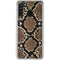 Serpent Animal Print Galaxy A21 Clear Case