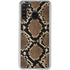 Serpent Animal Print Galaxy A21 Clear Case