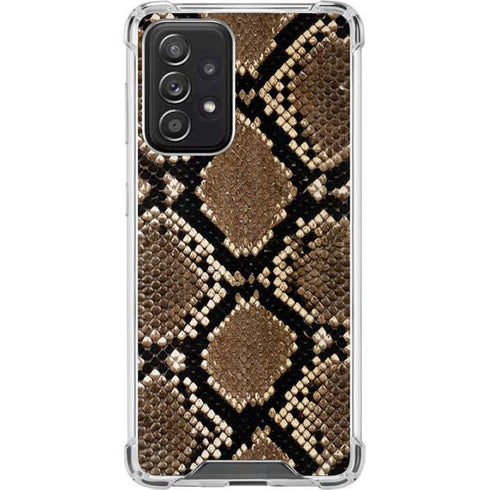Serpent Animal Print Galaxy A52 5G Clear Case
