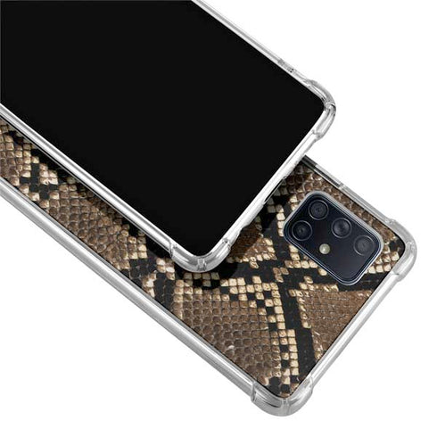 Serpent Animal Print Galaxy A71 5G Clear Case