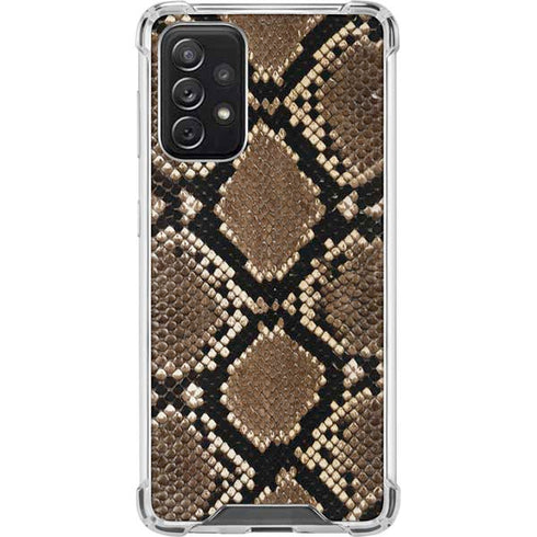 Serpent Animal Print Galaxy A72 5G Clear Case