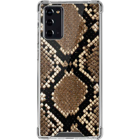 Serpent Animal Print Galaxy Note20 5G Clear Case