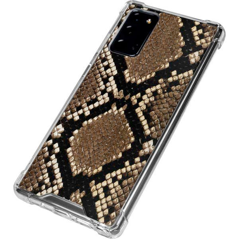 Serpent Animal Print Galaxy Note20 5G Clear Case
