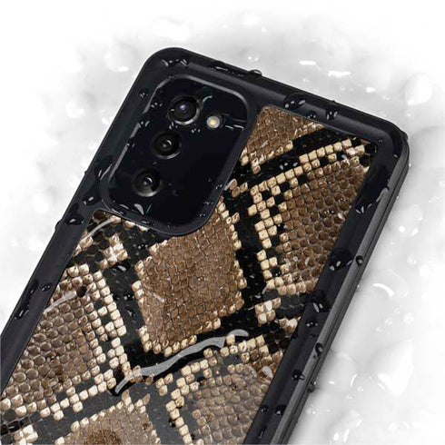 Serpent Animal Print Galaxy Note20 5G Waterproof Case
