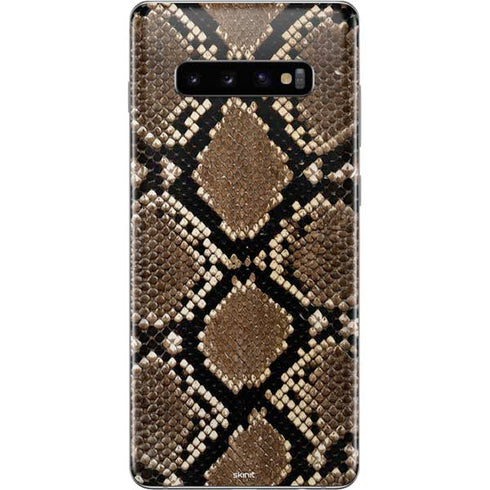 Serpent Animal Print Galaxy S10 Plus Skin