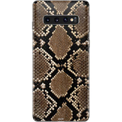 Serpent Animal Print Galaxy S10 Skin