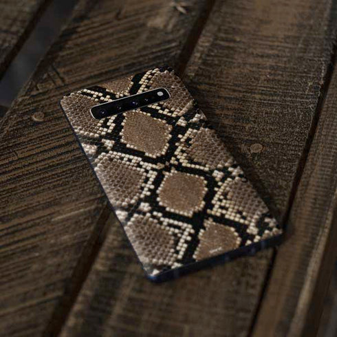 Serpent Animal Print Galaxy S10 Skin