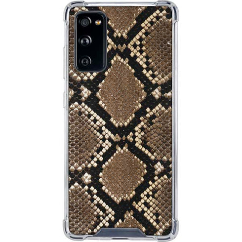 Serpent Animal Print Galaxy S20 FE Clear Case