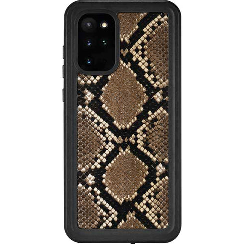 Serpent Animal Print Galaxy S20 Plus Waterproof Case
