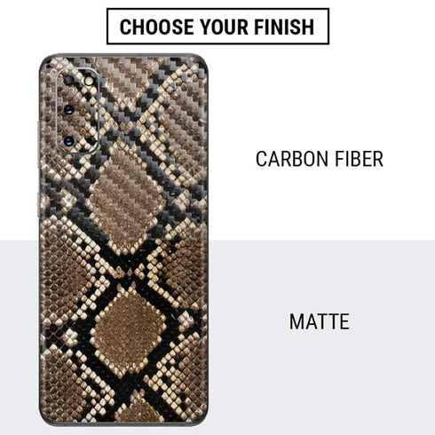 Serpent Animal Print Galaxy S20 Skin