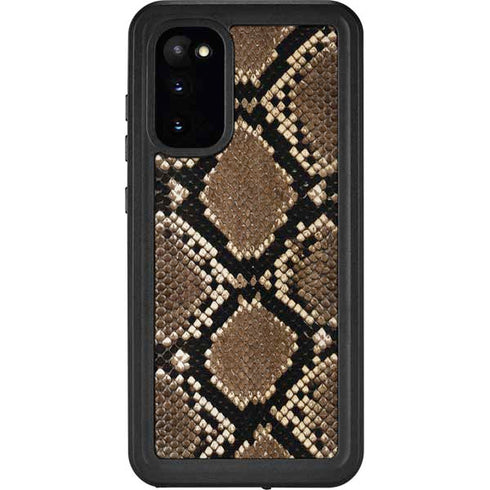 Serpent Animal Print Galaxy S20 Waterproof Case