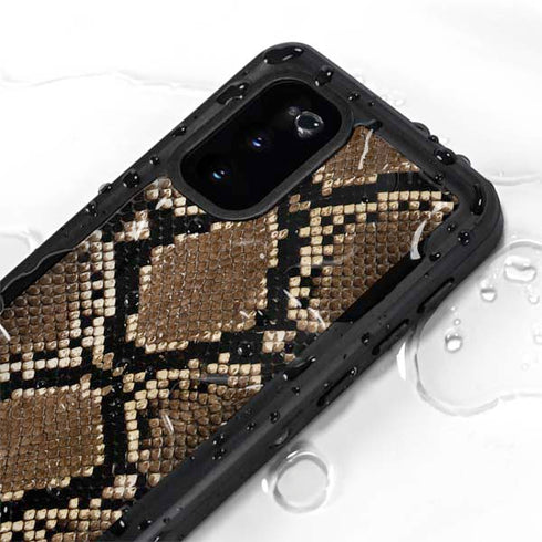 Serpent Animal Print Galaxy S20 Waterproof Case