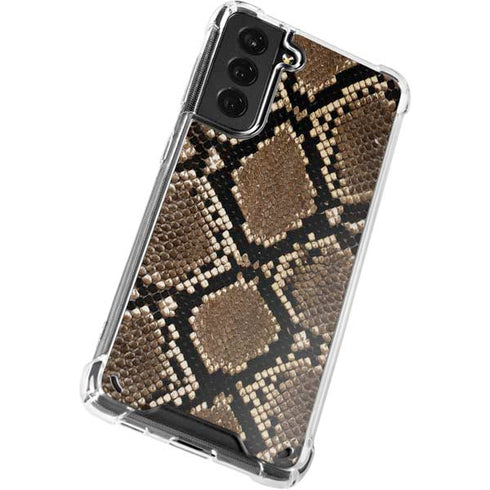 Serpent Animal Print Galaxy S21 5G Clear Case