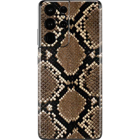 Serpent Animal Print Galaxy S21 Ultra 5G Skin