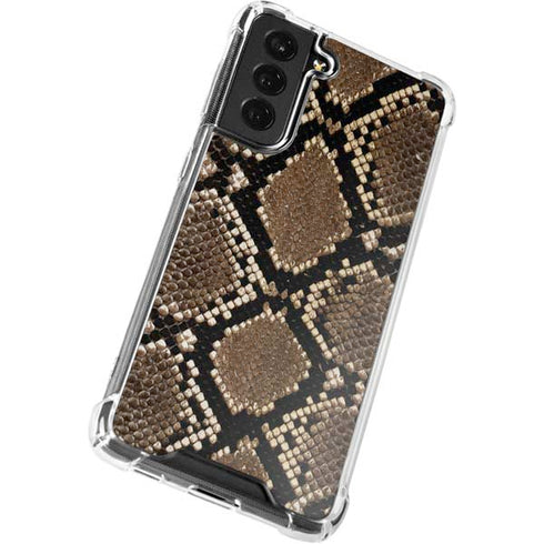 Serpent Animal Print Galaxy S22 Plus Clear Case