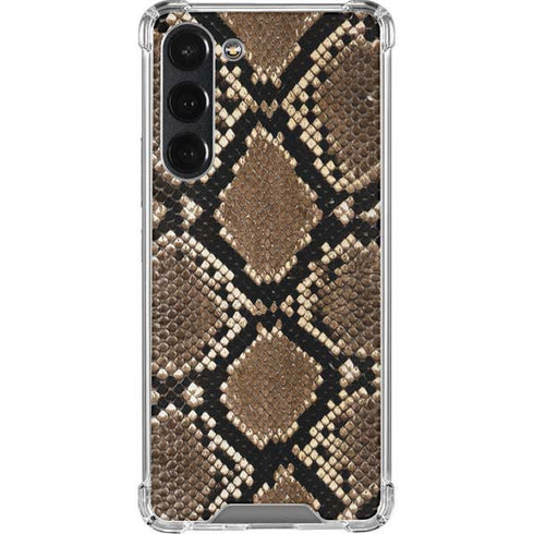Serpent Animal Print Galaxy S23 Plus Clear Case