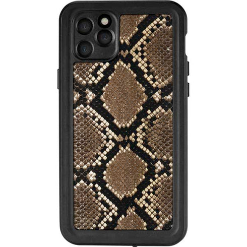 Serpent Animal Print iPhone 11 Pro Max Waterproof Case