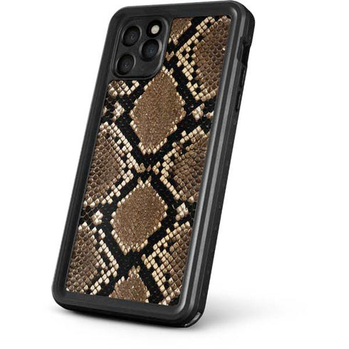 Serpent Animal Print iPhone 11 Pro Max Waterproof Case
