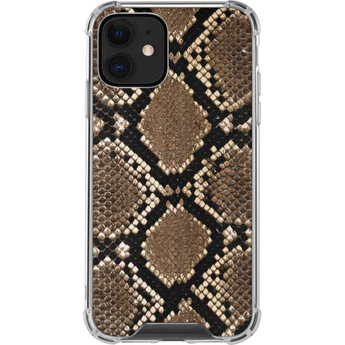 Serpent Animal Print iPhone 12 Clear Case