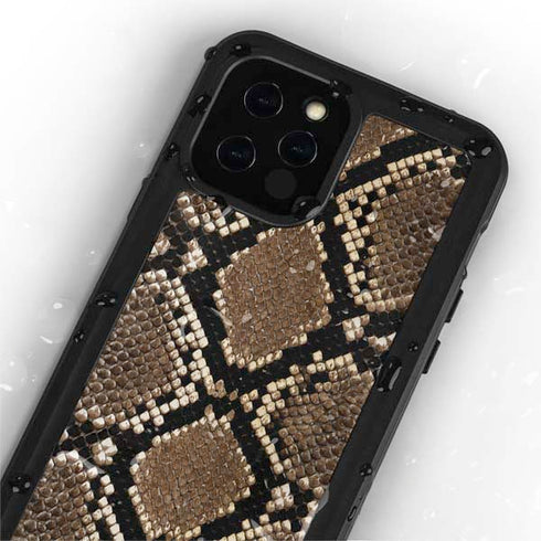Serpent Animal Print iPhone 12 Pro Waterproof Case