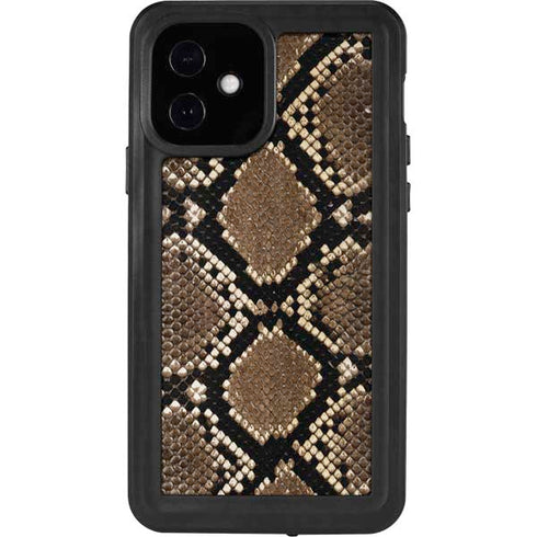 Serpent Animal Print iPhone 12 Waterproof Case