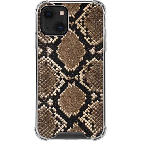 Serpent Animal Print iPhone 14 Plus Clear Case