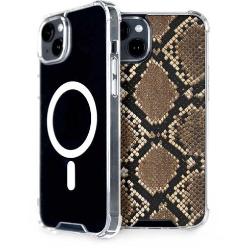Serpent Animal Print iPhone 14 Plus MagSafe Case