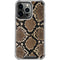 Serpent Animal Print iPhone 14 Pro Clear Case