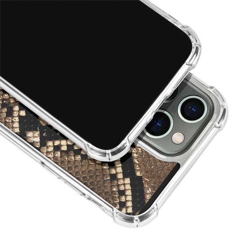 Serpent Animal Print iPhone 14 Pro Clear Case