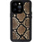 Serpent Animal Print iPhone 14 Pro Waterproof Case