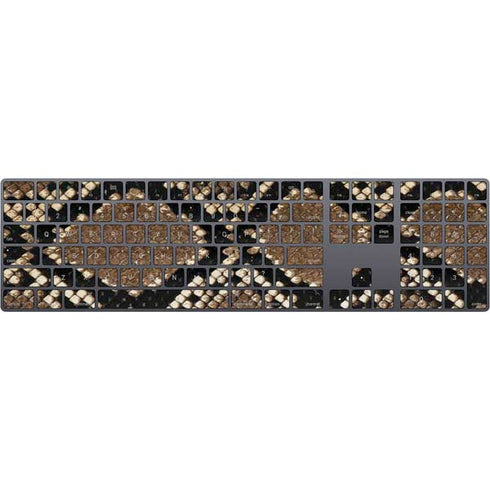 Serpent Animal Print Magic Keyboard with Numeric Keypad Skin