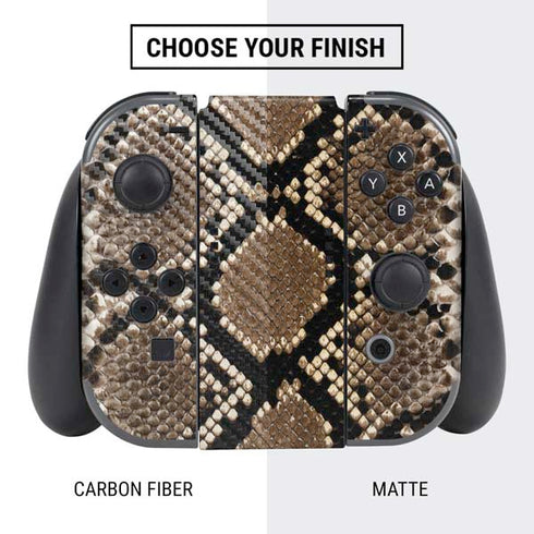 Serpent Animal Print Nintendo Switch Bundle Skin