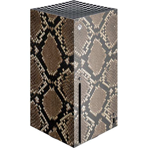 Serpent Animal Print Xbox Series X Console Skin