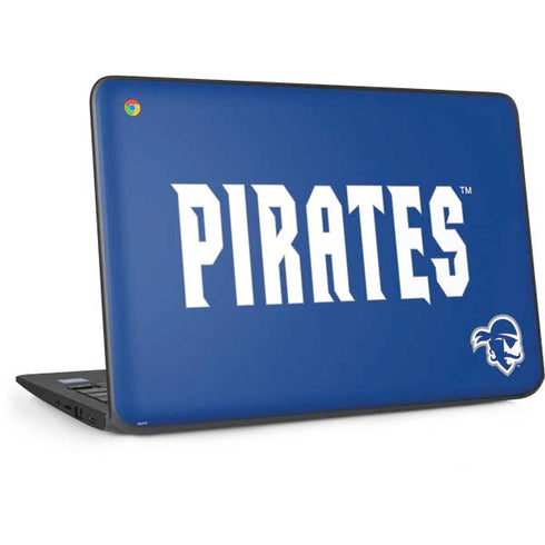 Seton Hall University Pirates Net HP Chromebook Skin