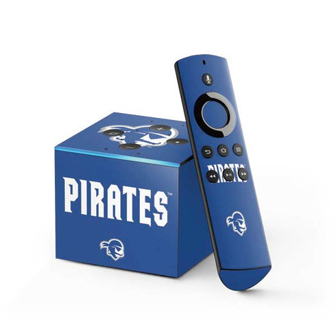 Seton Hall University Pirates Net Fire TV Cube Skin