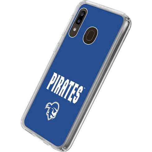 Seton Hall University Pirates Net Galaxy A20 Clear Case
