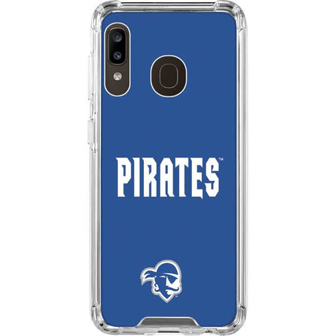 Seton Hall University Pirates Net Galaxy A30 Clear Case
