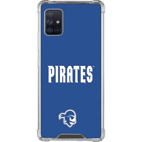 Seton Hall University Pirates Net Galaxy A51 5G Clear Case