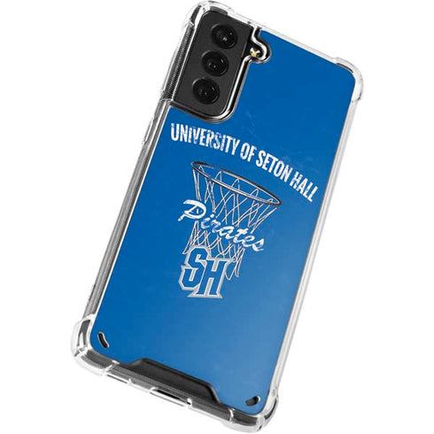 Seton Hall University Pirates Net Galaxy S21 Plus 5G Clear Case