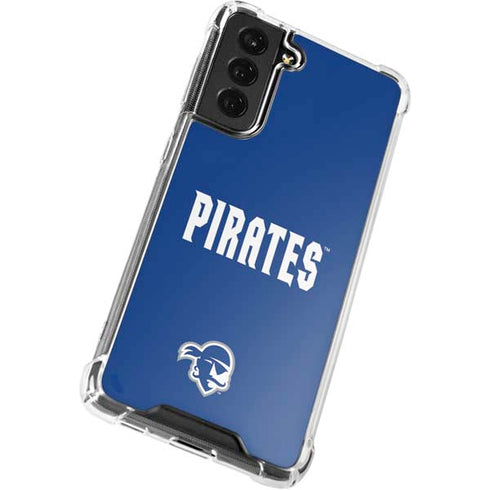 Seton Hall University Pirates Net Galaxy S22 Plus Clear Case