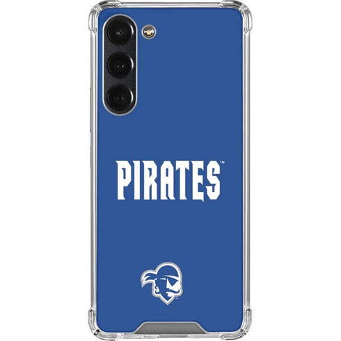 Seton Hall University Pirates Net Galaxy S23 Plus Clear Case