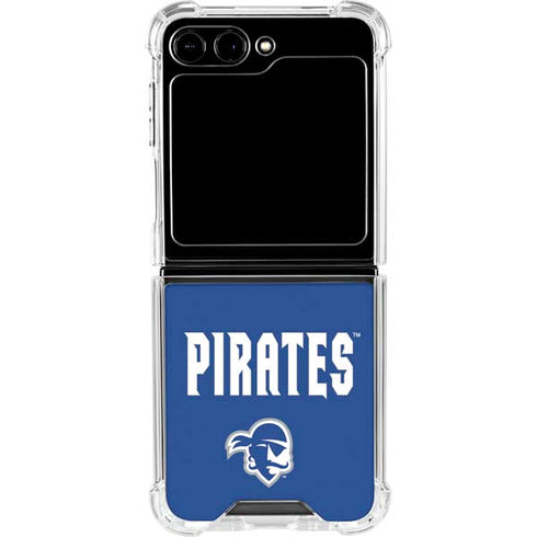 Seton Hall University Pirates Net Galaxy Z Flip5 5G Clear Case