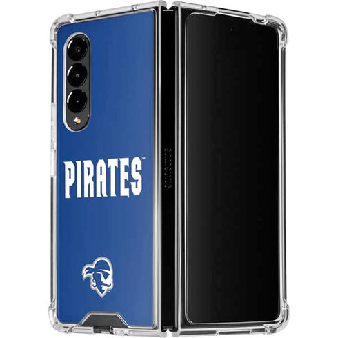 Seton Hall University Pirates Net Galaxy Z Fold4 5G Clear Case