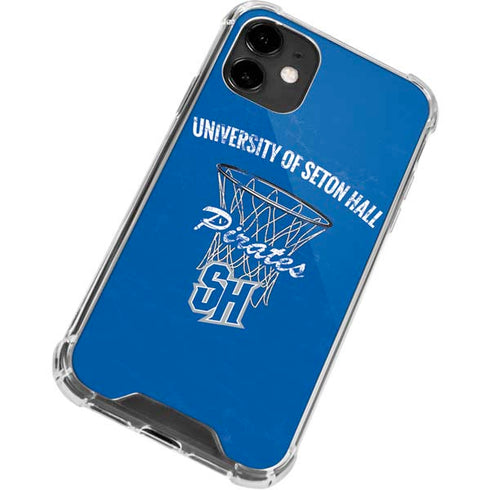 Seton Hall University Pirates Net iPhone 12 Clear Case